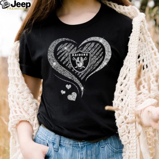 Las Vegas Raiders Heart diamond 2023 shirt