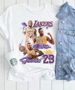 Lebron James T shirt, 23 Lakers Shirt, Los Angeles Lakers Shirt, NBA Team Lakers T Shirt