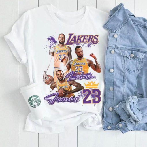 Lebron James T shirt, 23 Lakers Shirt, Los Angeles Lakers Shirt, NBA Team Lakers T Shirt