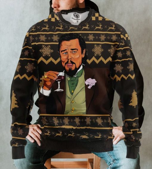 Leonardo DiCaprio Funny Ugly Christmas Sweater Sweatshirt