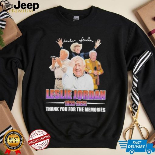 Leslie Jordan 1955 2022 Thank You For The Memories Signature Shirt