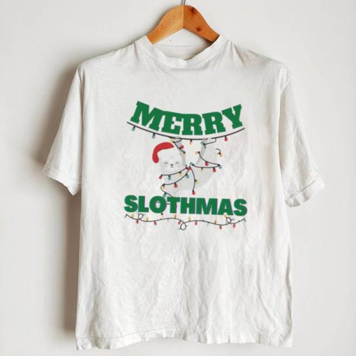 Let’s Celebrate Christmas 2022 Funny Moments Sloth Make Me Up When Is Christmas Merry Shirt