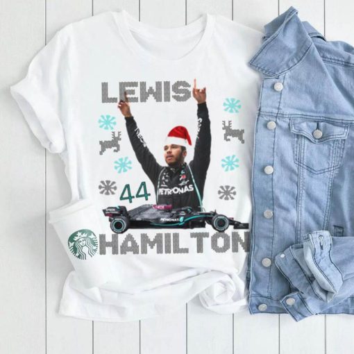 Lewis Hamilton 44 F1 Christmas shirt