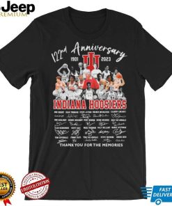 Indiana Hoosiers 122nd Anniversary 1901 2023 Thank You For The Memories Signatures Shirt