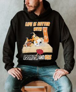 Life Is Better With Rocky Top And Vols Tennessee Football Shirt