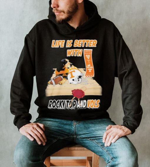 Life Is Better With Rocky Top And Vols Tennessee Football Shirt