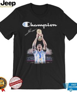 Lionel Messi Argentina Champion FIFA World Cup 2022 Signature T shirt