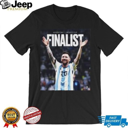 Lionel Messi Argentina National Team Champion World Cup Vintage Shirt