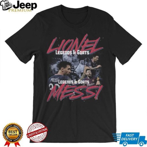 Lionel Messi Argentina Psg Barcelona Vintage 90s Inspired Bootleg Sports Rap Tee