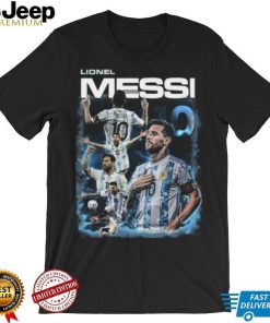 Lionel Messi Retro 90s Qatar World Cup T shirt