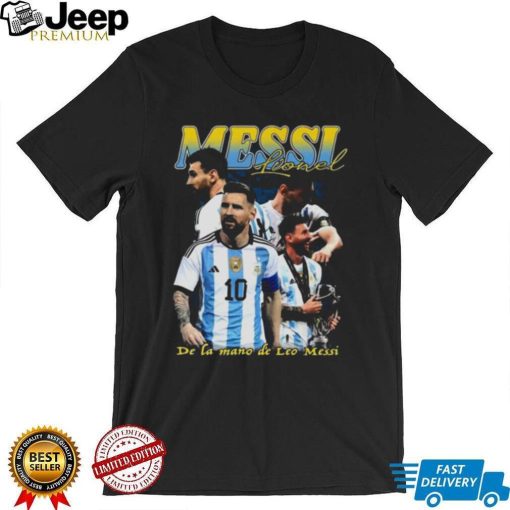 Lionel Messi Vintage Bootleg 90s Champions World Cup 2022 Shirt