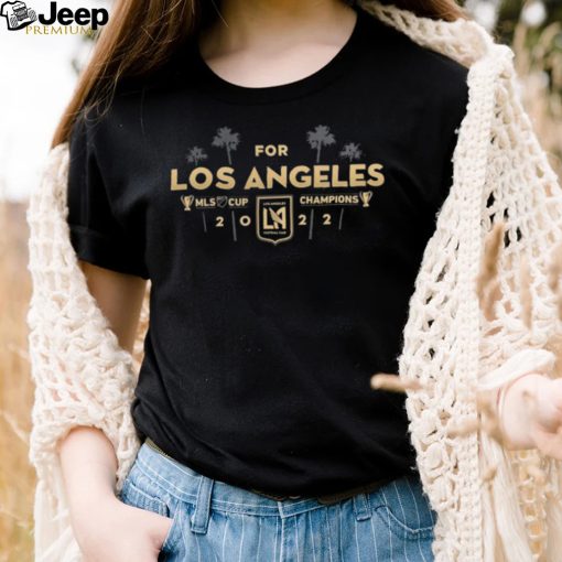 Los Angeles Football Club 2022 MLS Cup Champions Draw T Shirt