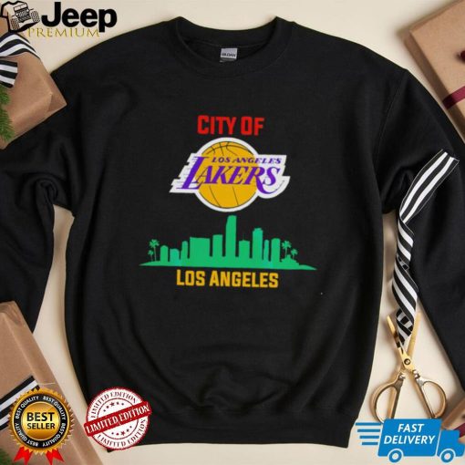 Los Angeles Lakers city of Los Angeles sport shirt