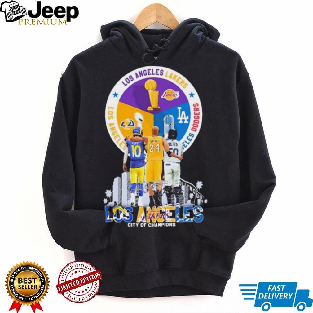 Los Angeles City Champions Dodgers Lakers Rams shirt, hoodie