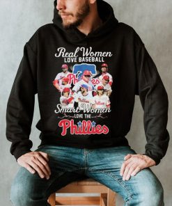 MLB 2022 Real Women Love Baseball Smart Women Love The Phillies Signatures Shirt