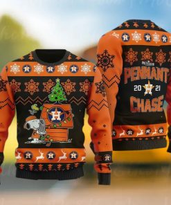 Snoopy Love Houston Astros Ugly Christmas Sweater