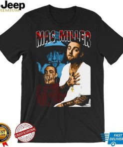 Mac Miller College Design Singer 90s shirt