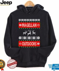 Mens Magellan Christmas Santa Sports Fishing Shirt L XL no size tag  pittopit 24”