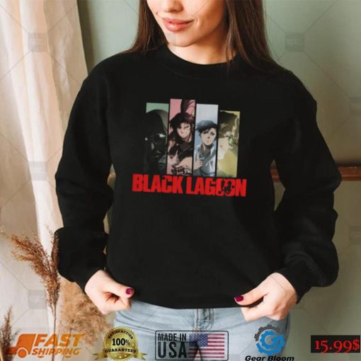 Main Characters Black Lagoon Anime shirt0