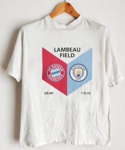 Manchester City Fc Bayern Munich Lambeau Field 2022 Shirt0