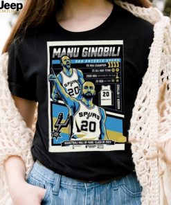 Manu Ginobili San Antonio Spurs 2022 Shirt