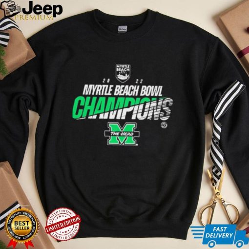 Marshall Thundering Herd 2022 Myrtle Beach Bowl Champions Shirt