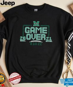 Marshall University Football Game Over Notre Dame Score T Shirt