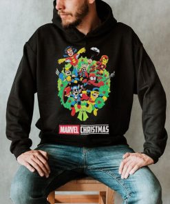 Marvel Christmas Wreath Shirt