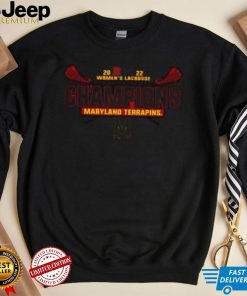 Maryland Terrapins 2021 2022 Big Ten Women’s Lacrosse Conference Champions T Shirt