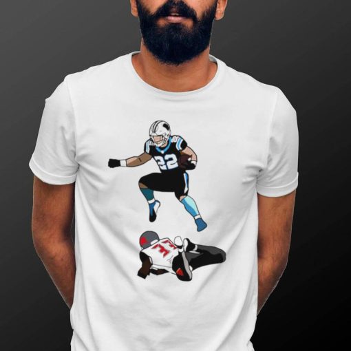 McCaffrey CMC Number 22 football art shirt