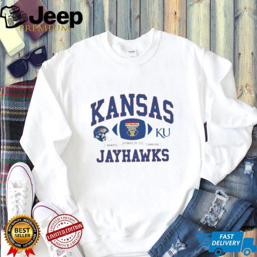 Memphis, Tennessee 2022 Kansas Jayhawks Liberty Bowl Shirt