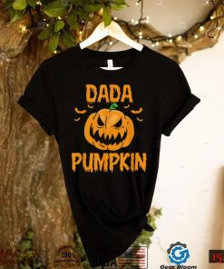 Mens Dada Pumpkin Matching Family Halloween T Shirt0