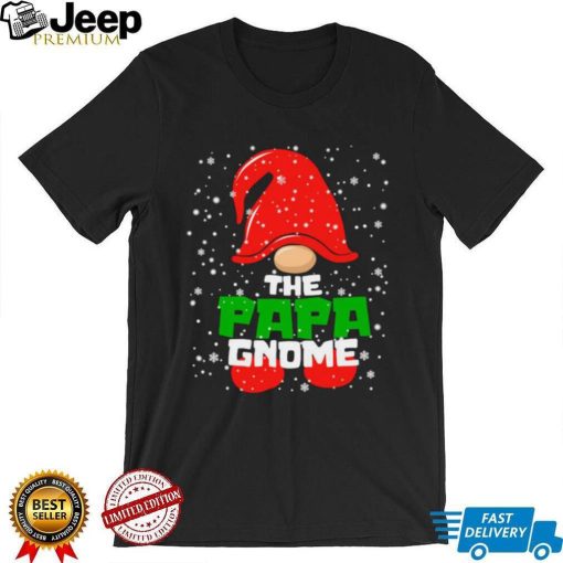 Mens papa gnome funny family matching christmas pajama sweatshirt