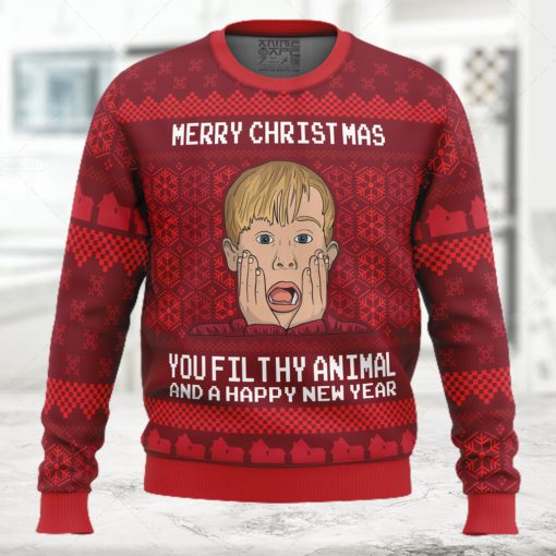 Merry Christmas Home Alone Ugly Christmas Sweater