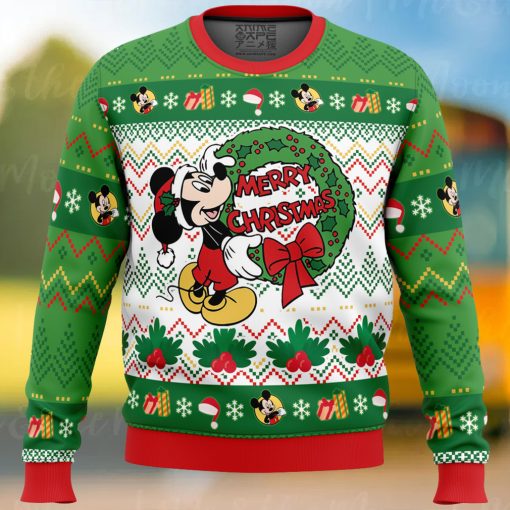 Merry Christmas Mickey Mouse Disney Ugly Christmas Sweater