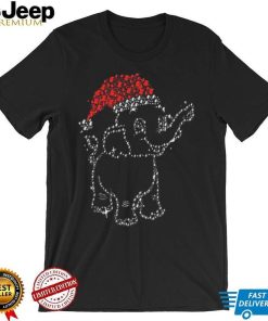 Merry Christmas Santa Elephant Diamond Shirt