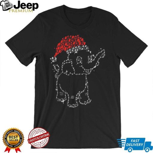Merry Christmas Santa Elephant Diamond Shirt