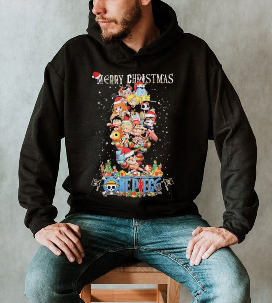Merry Christmas Santa One Piece Chibi Characters Sweatshirt