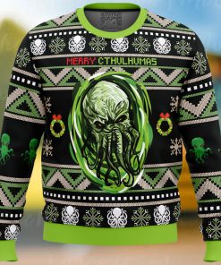 Merry Cthulhumas Cthulhu Ugly Christmas Sweater