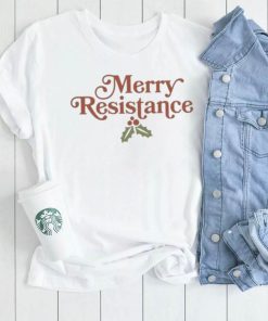 Merry resistance Christmas women’s rights feminist Christmas shirt