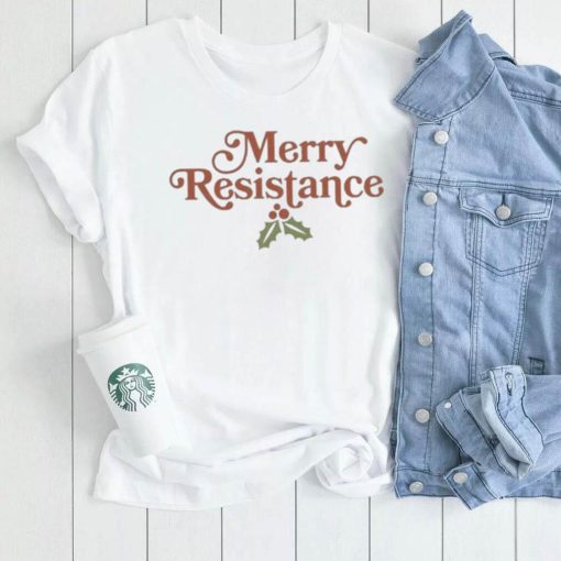 Merry resistance Christmas women’s rights feminist Christmas shirt