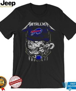 Metallica Skull Snake Buffalo Bills Logo NFL Shirt