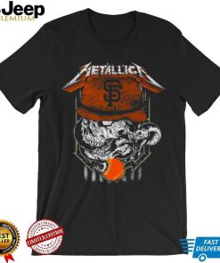 Metallica Skull Snake San Francisco Giants Logo MLB Shirt