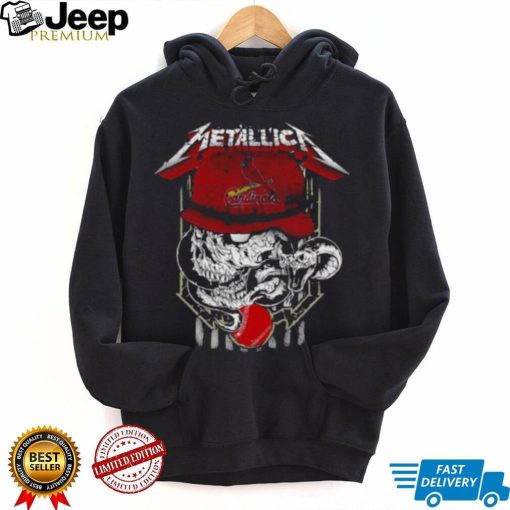 Metallica Skull Snake St Louis Cardinals Logo MLB Shirt