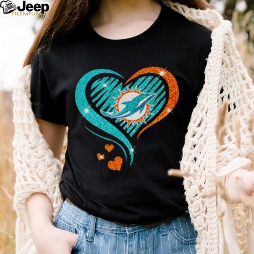 Miami Dolphins Heart diamond 2023 shirt