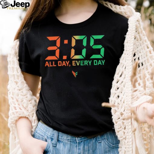 Miami Hurricanes 305 all Day every day shirt