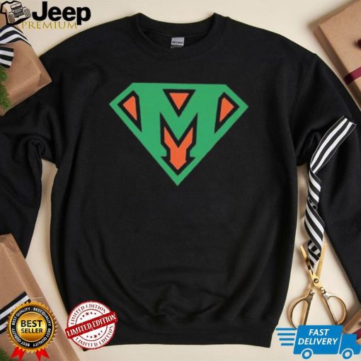 Miami Hurricanes Super Man Super Mario Shirt