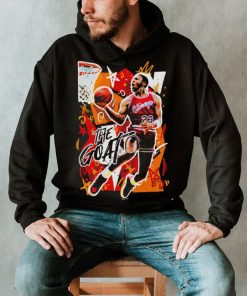 Michael Jordan Chicago Bulls The Goat retro art shirt