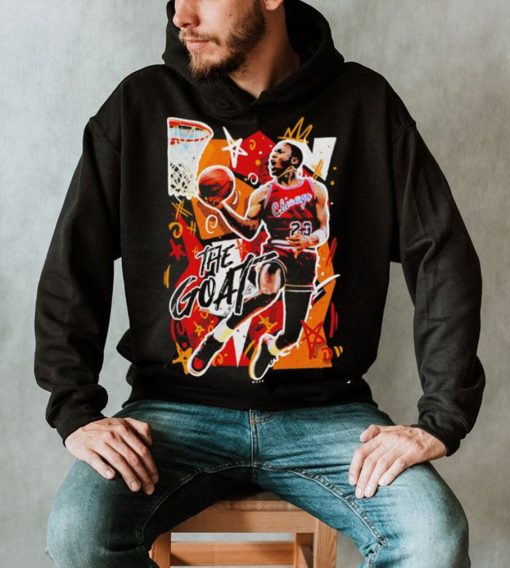 Michael Jordan Chicago Bulls The Goat retro art shirt