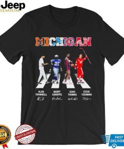 Michigan Alan Trammell Barry Sanders Isiah Thomas Steve Yzerman Shirt